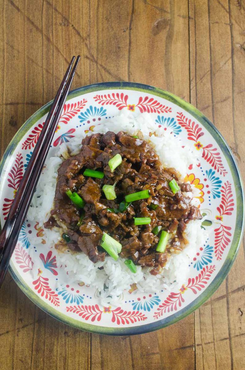 Pressure Cooker Mongolian Beef is tender, full of flavor and can be made in a flash. It is a must make for pressure cooker users!