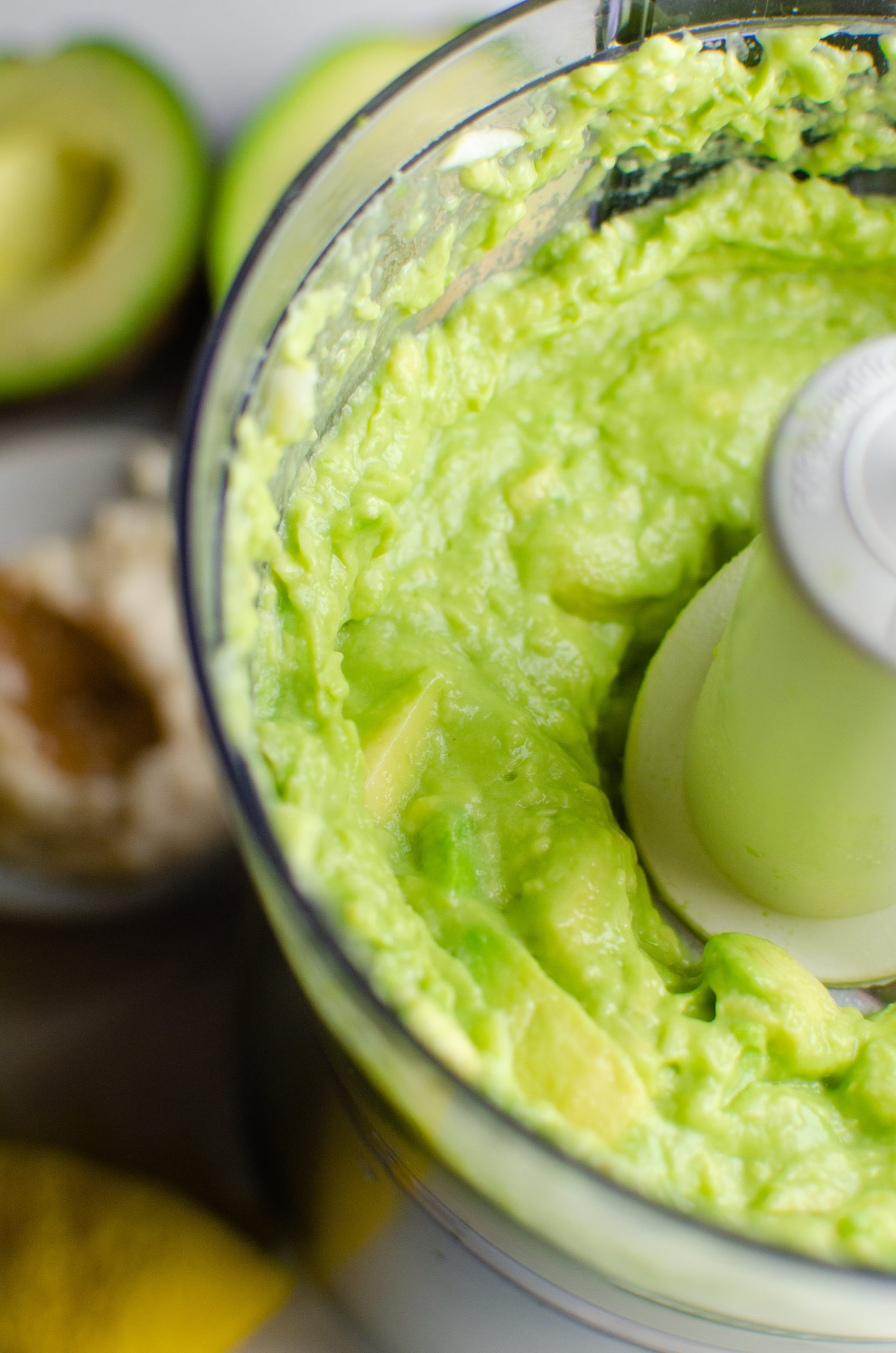 Avocado horseradish sauce. 