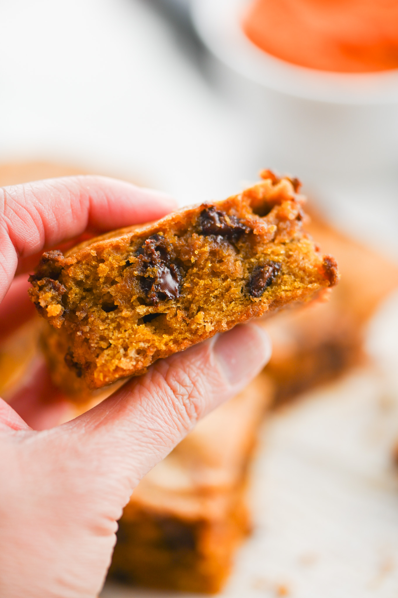 Pumpkin Chocolate Chip Bars