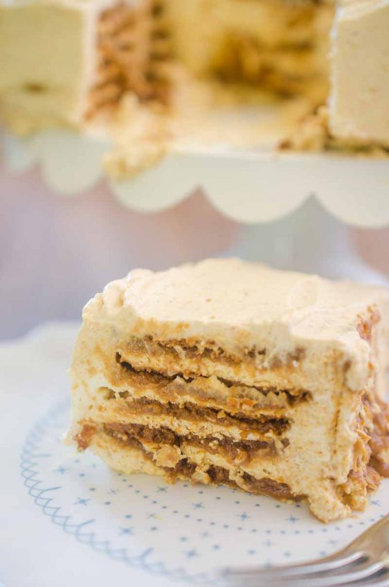 Pumpkin Gingersnap Icebox Cake