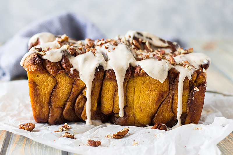 Pumpkin Pull Apart Bread