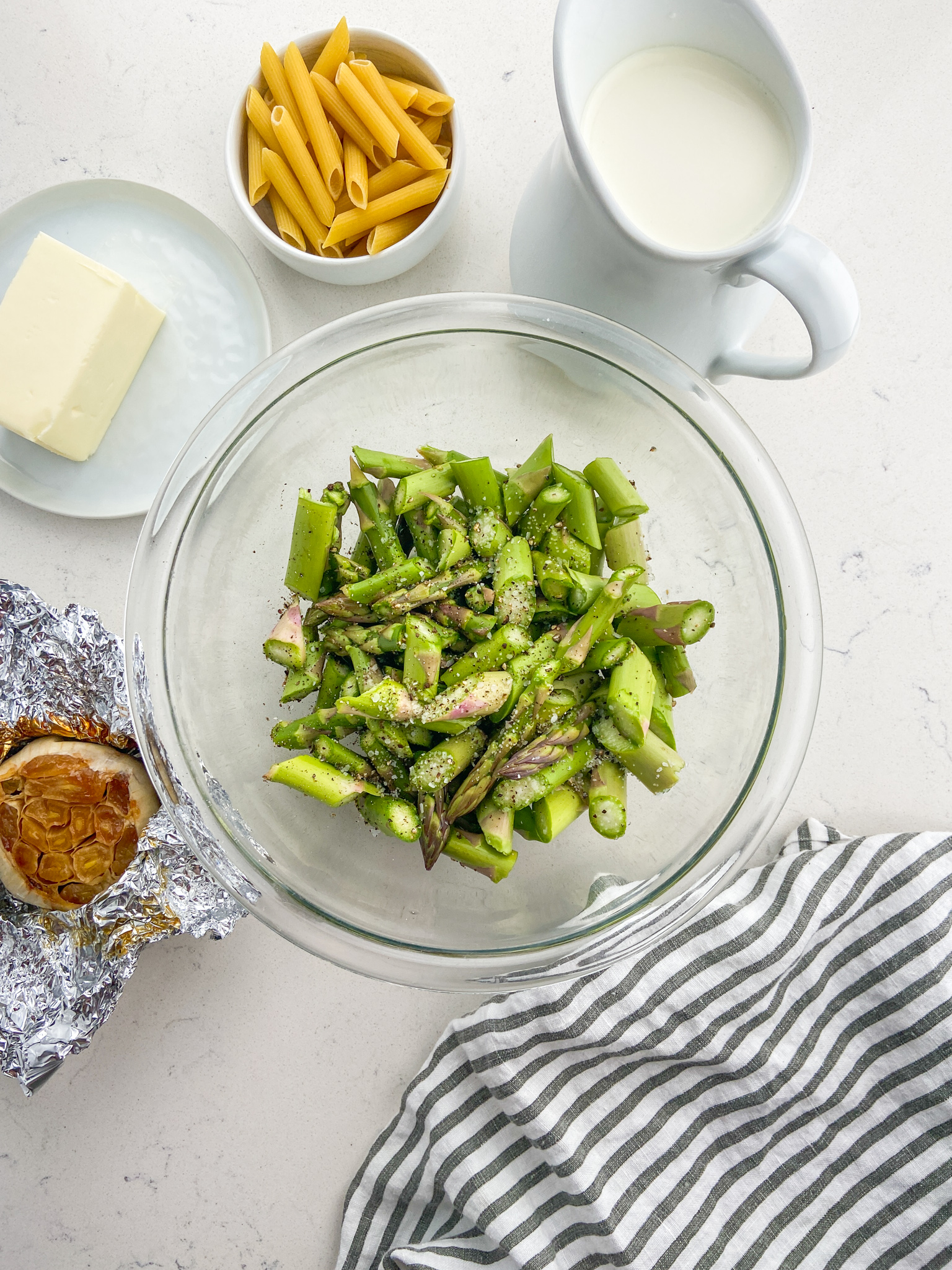 Roasted Asparagus Pasta Life's Ambrosia