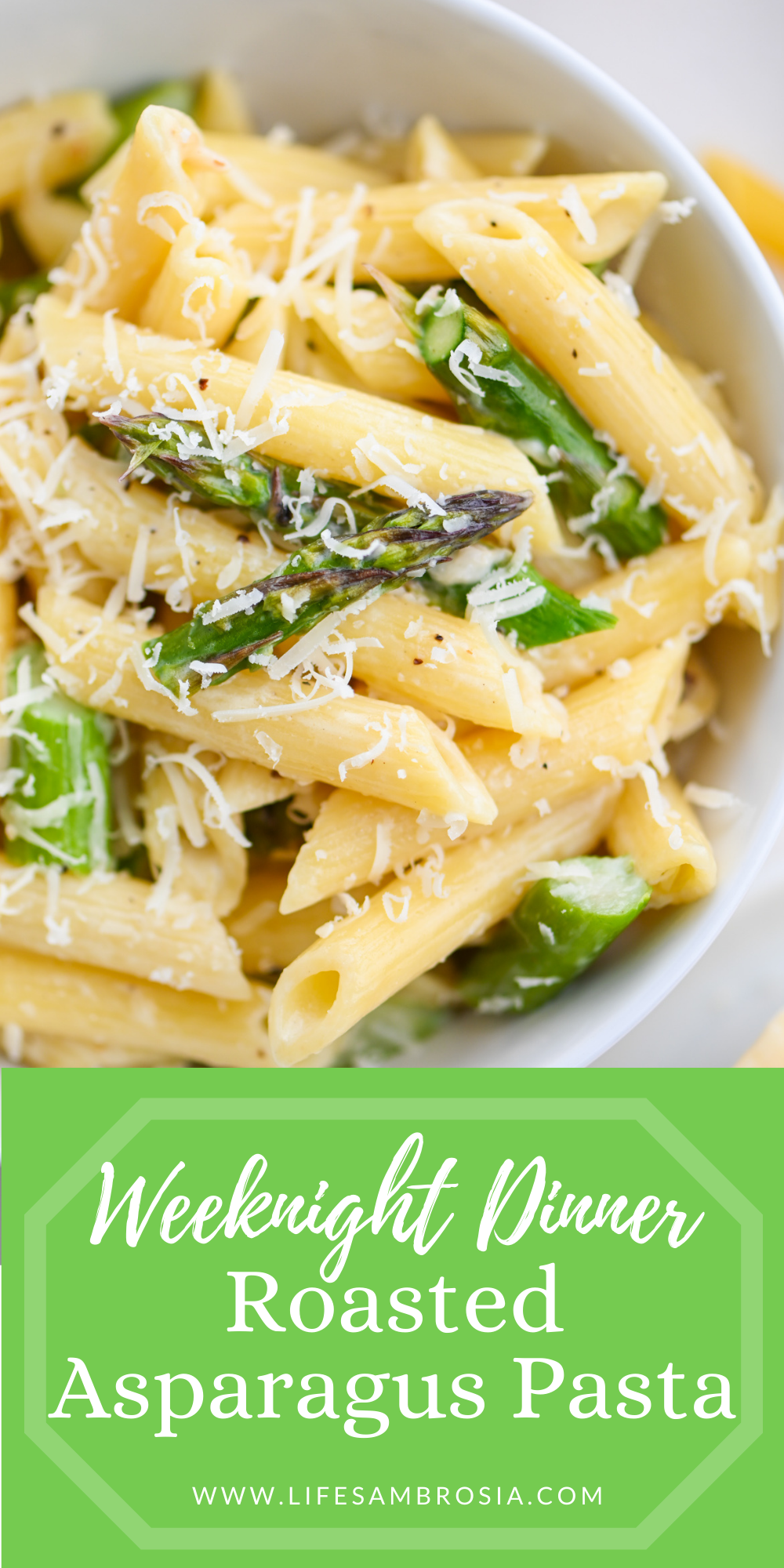 Roasted Asparagus Pasta Life's Ambrosia