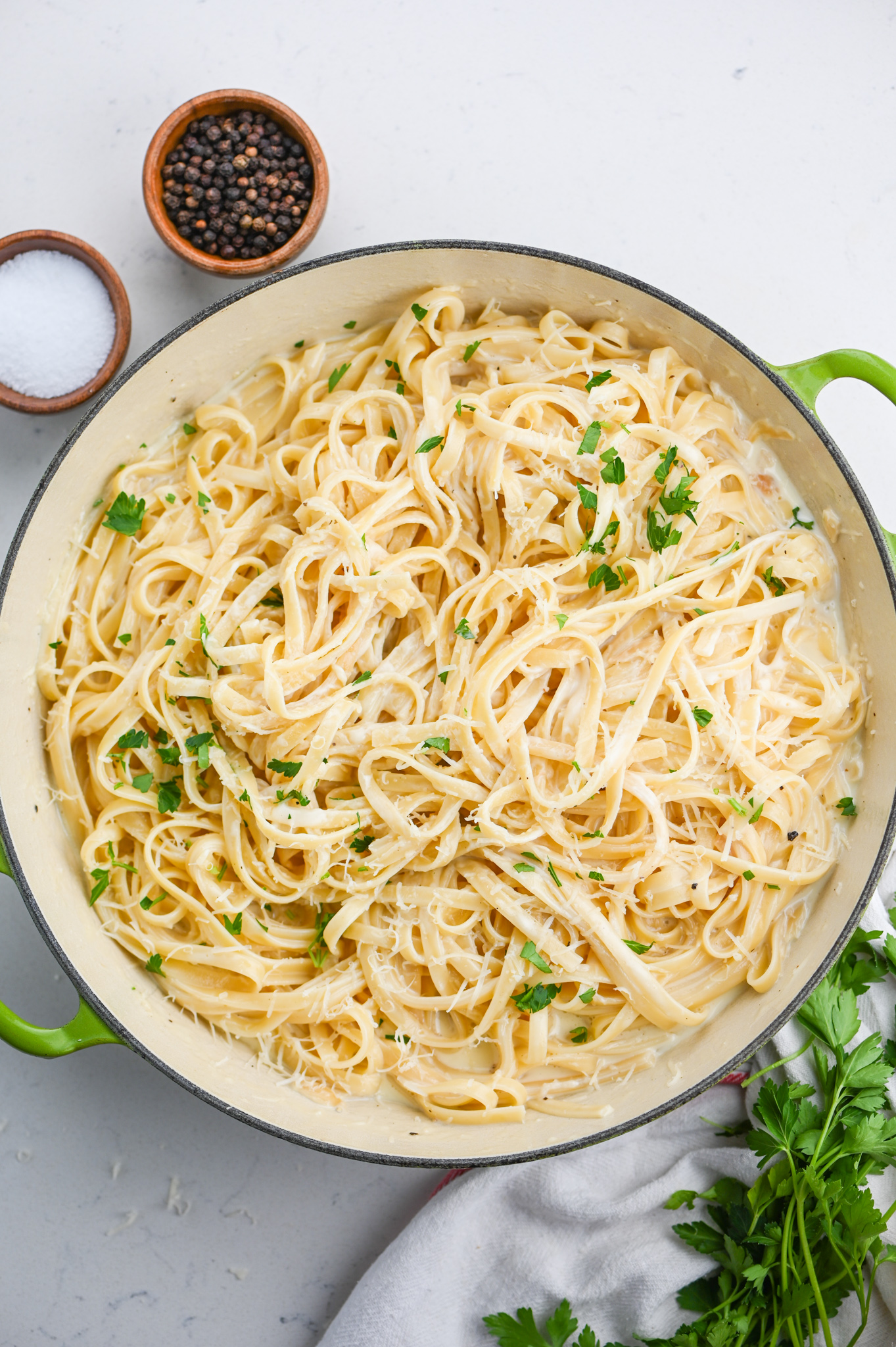 Roasted Garlic Fettuccine Alfredo Life's Ambrosia