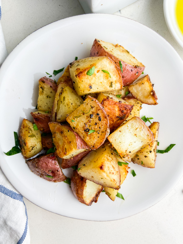 Oven Herb Roasted Potatoes - Cooking For My Soul