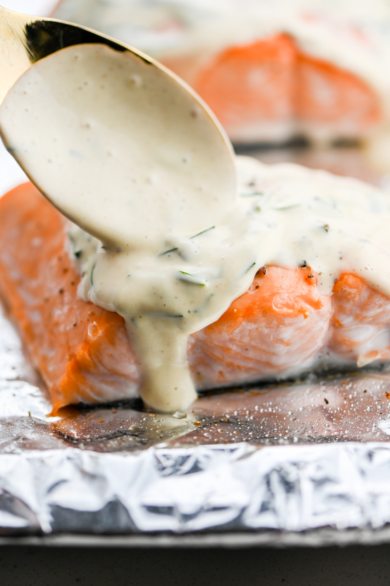 Salmon with Dijon Tarragon Sauce Life's Ambrosia