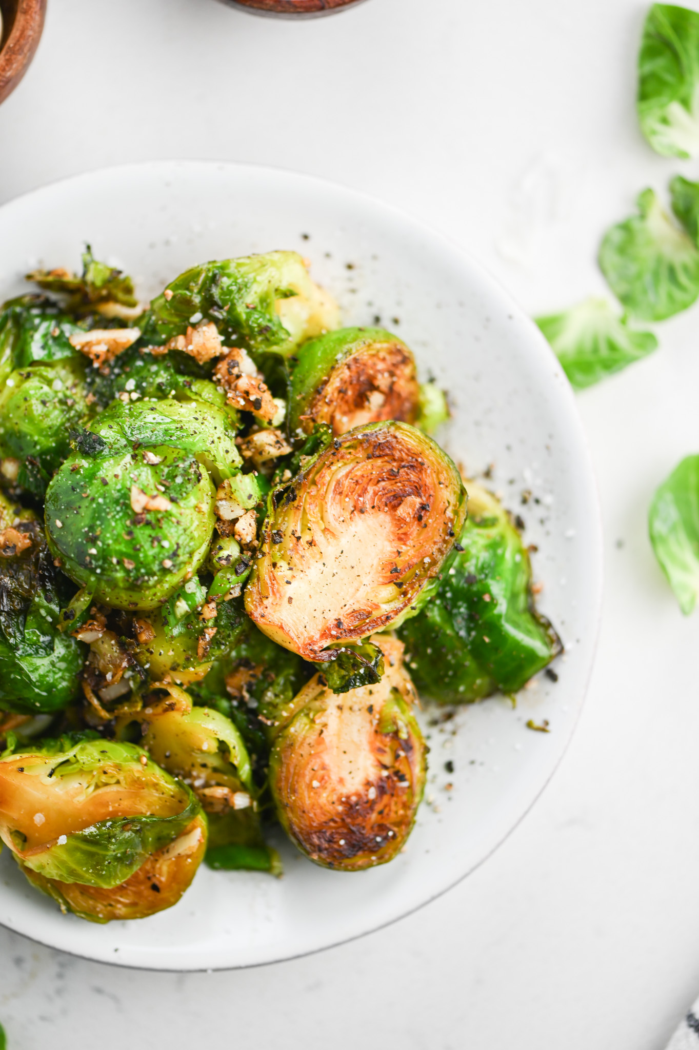 Crispy Salt and Pepper Brussels Sprouts