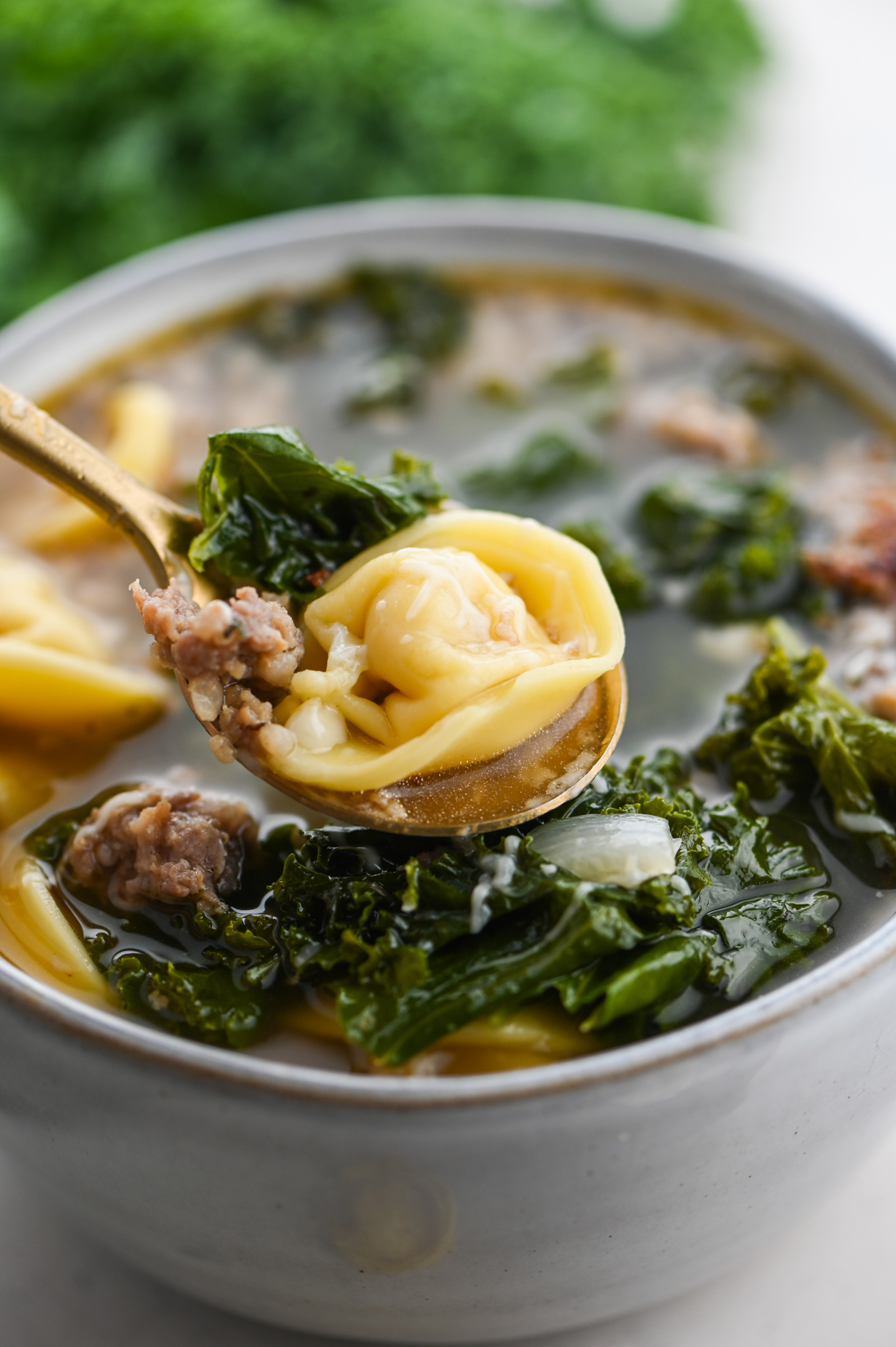 Sausage Tortellini Soup