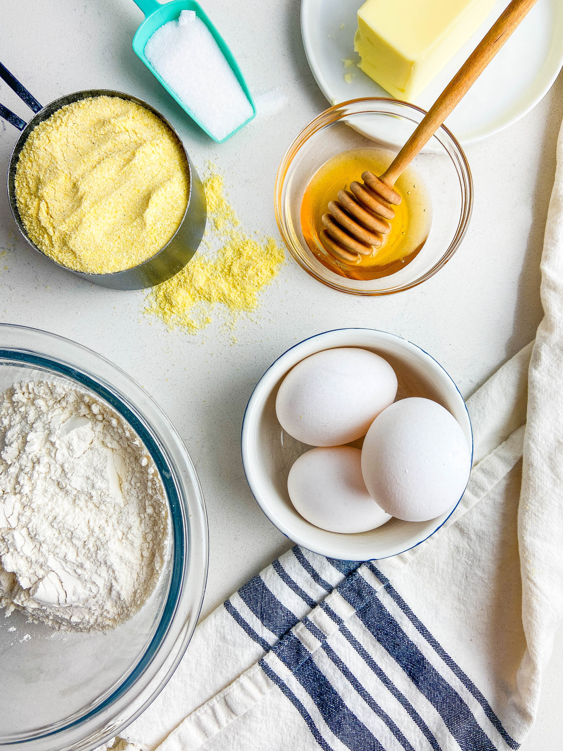 Overhead photo of recipe ingredients 