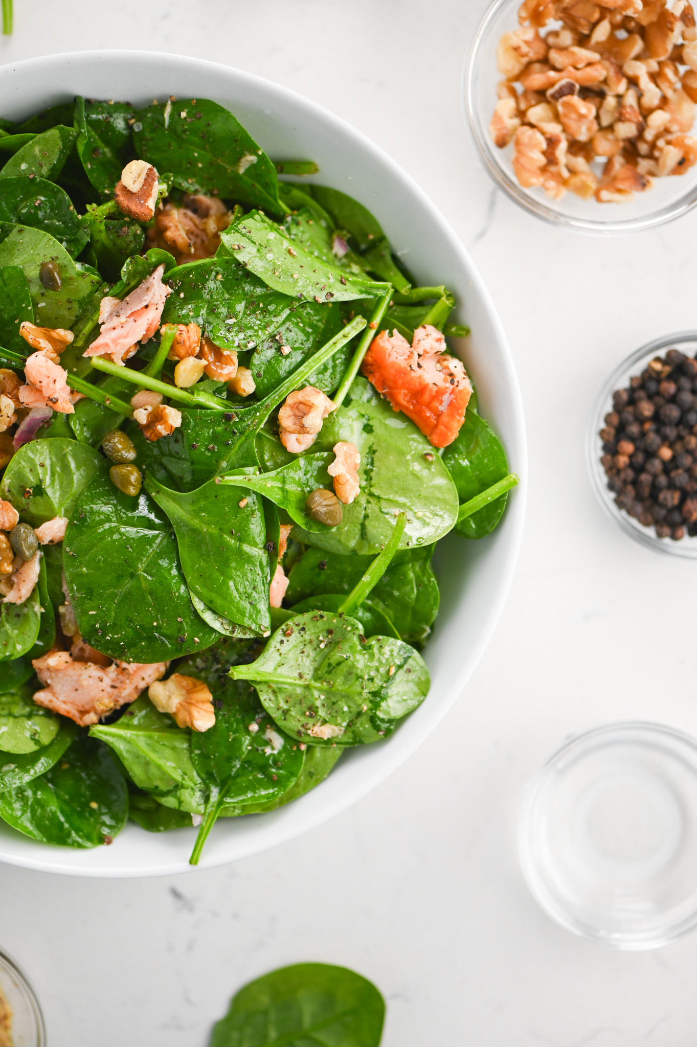 Smoked Salmon Salad with Caper Vinaigrette
