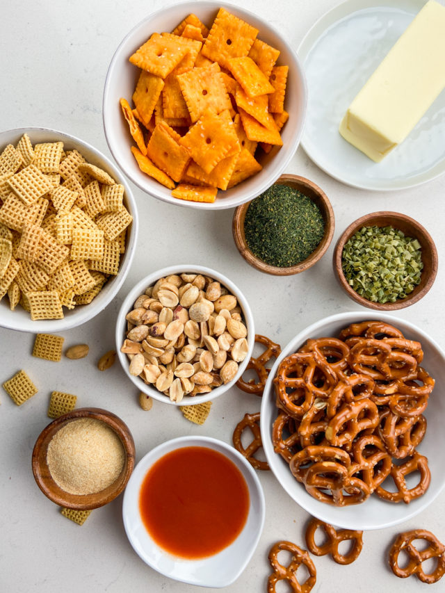 Spicy Buffalo Chex Mix Recipe Life's Ambrosia