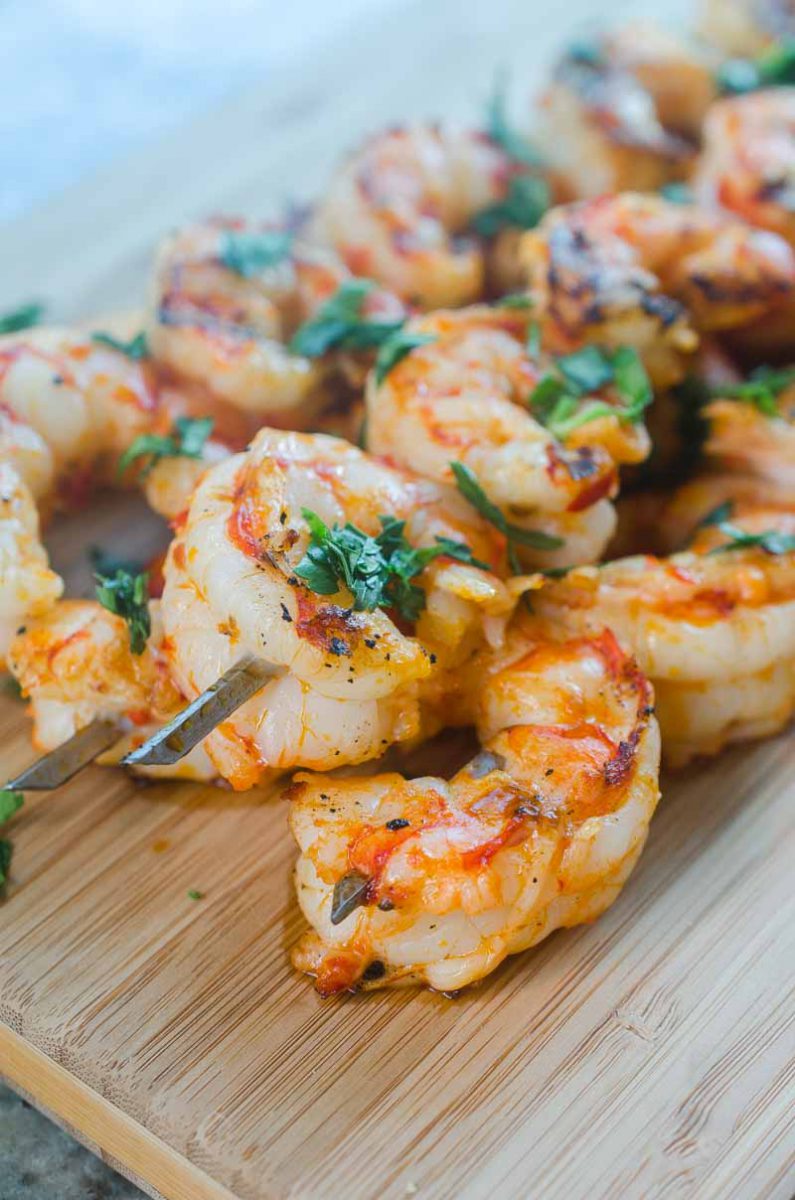 Spicy Grilled Shrimp Skewers