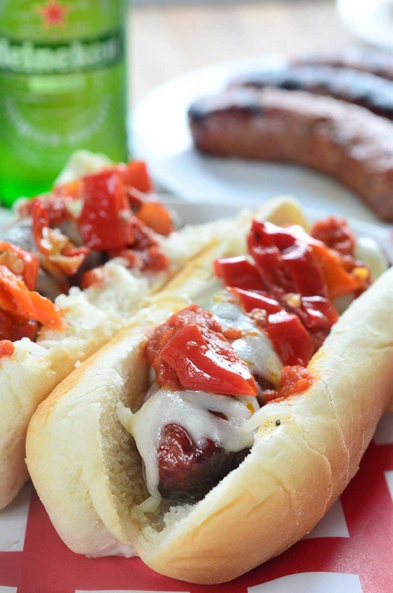 Spicy Italian Sausage Dogs - the perfect summer grilling recipe