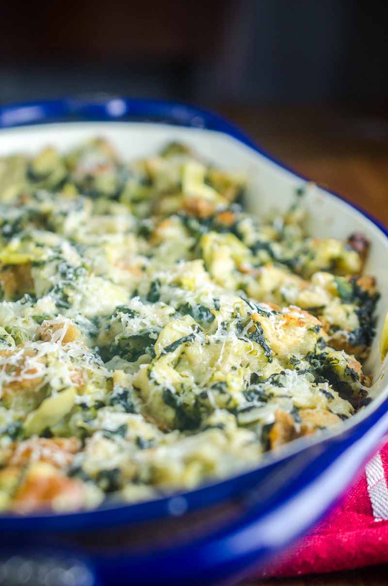 Spinach Artichoke Stuffing - Life's Ambrosia