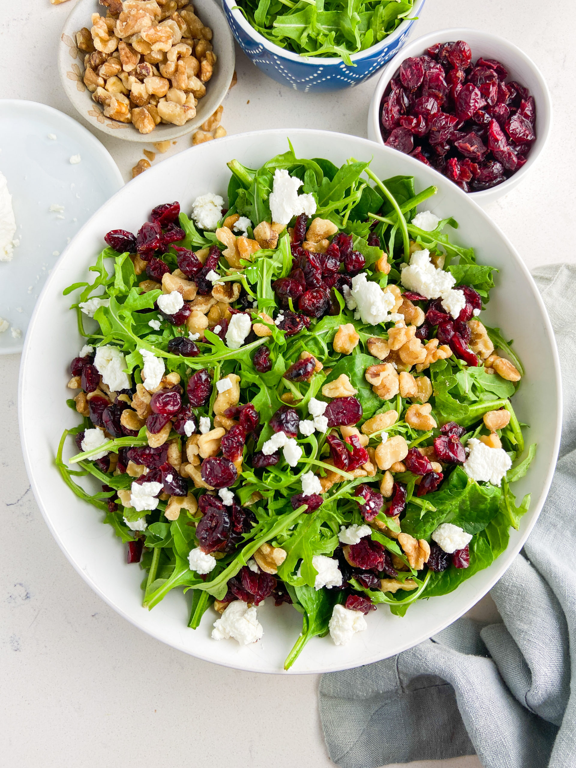 Spinach Cranberry Salad | Thanksgiving Salad | Life's Ambrosia