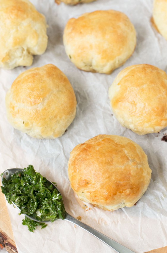 Steak ChimichurrI Bites are steak wrapped in puff pastry and slathered with chimichurri and they are the perfect football food!