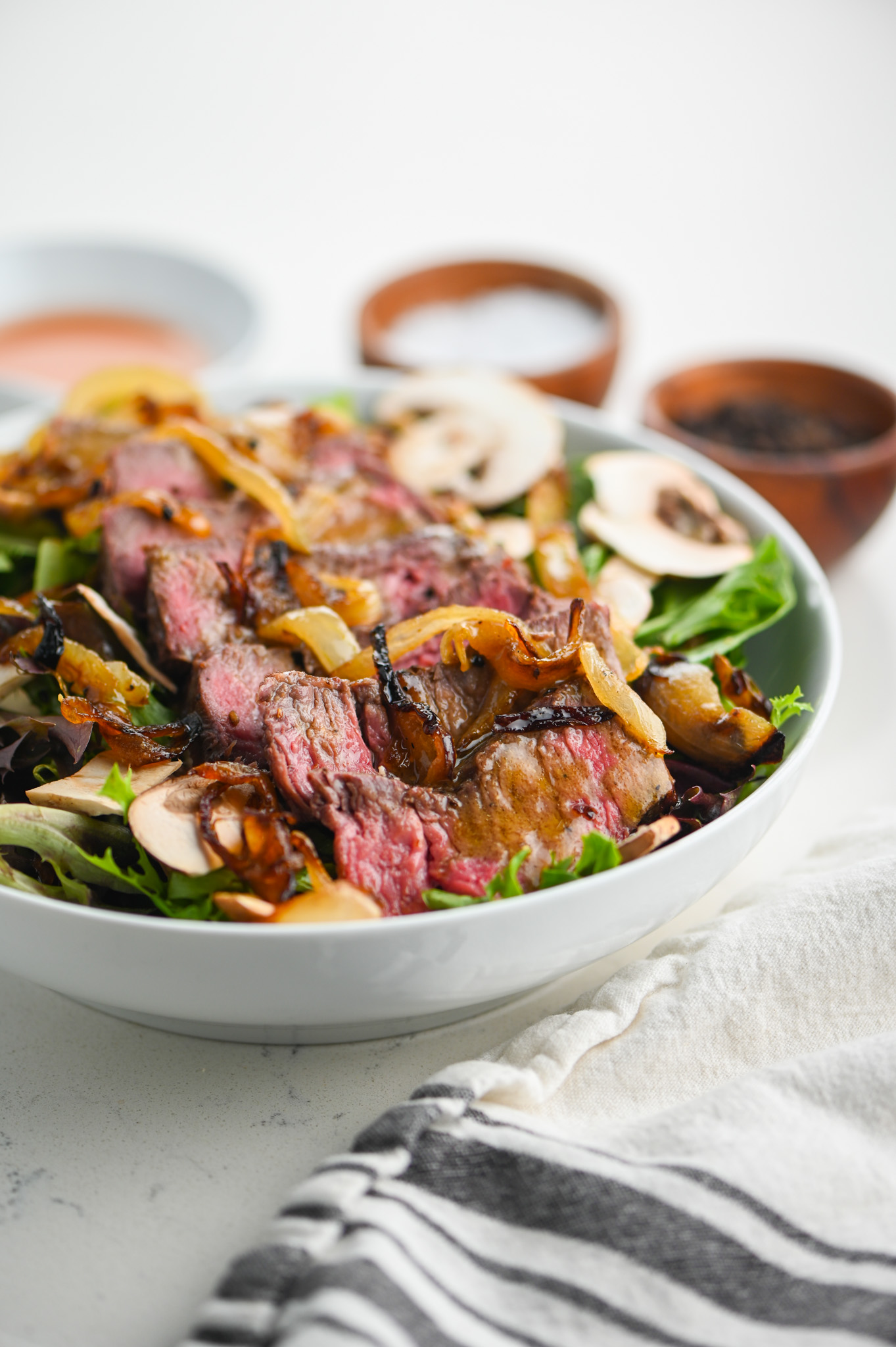 Grilled Steak Salad with Dijon Vinaigrette