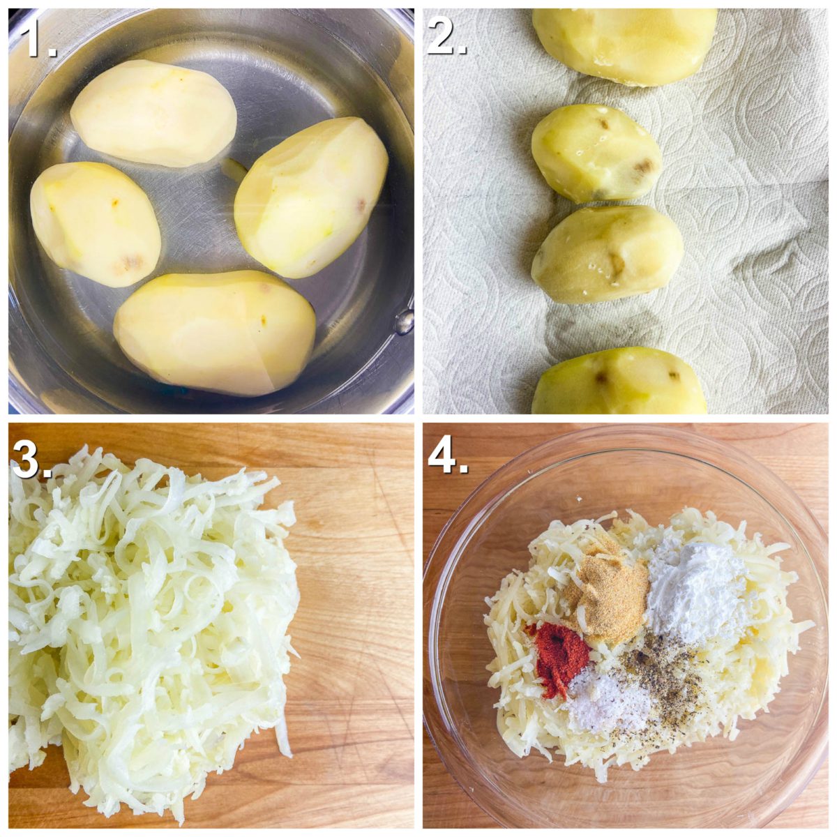 Step by Step Photos for tater tot recipe. 