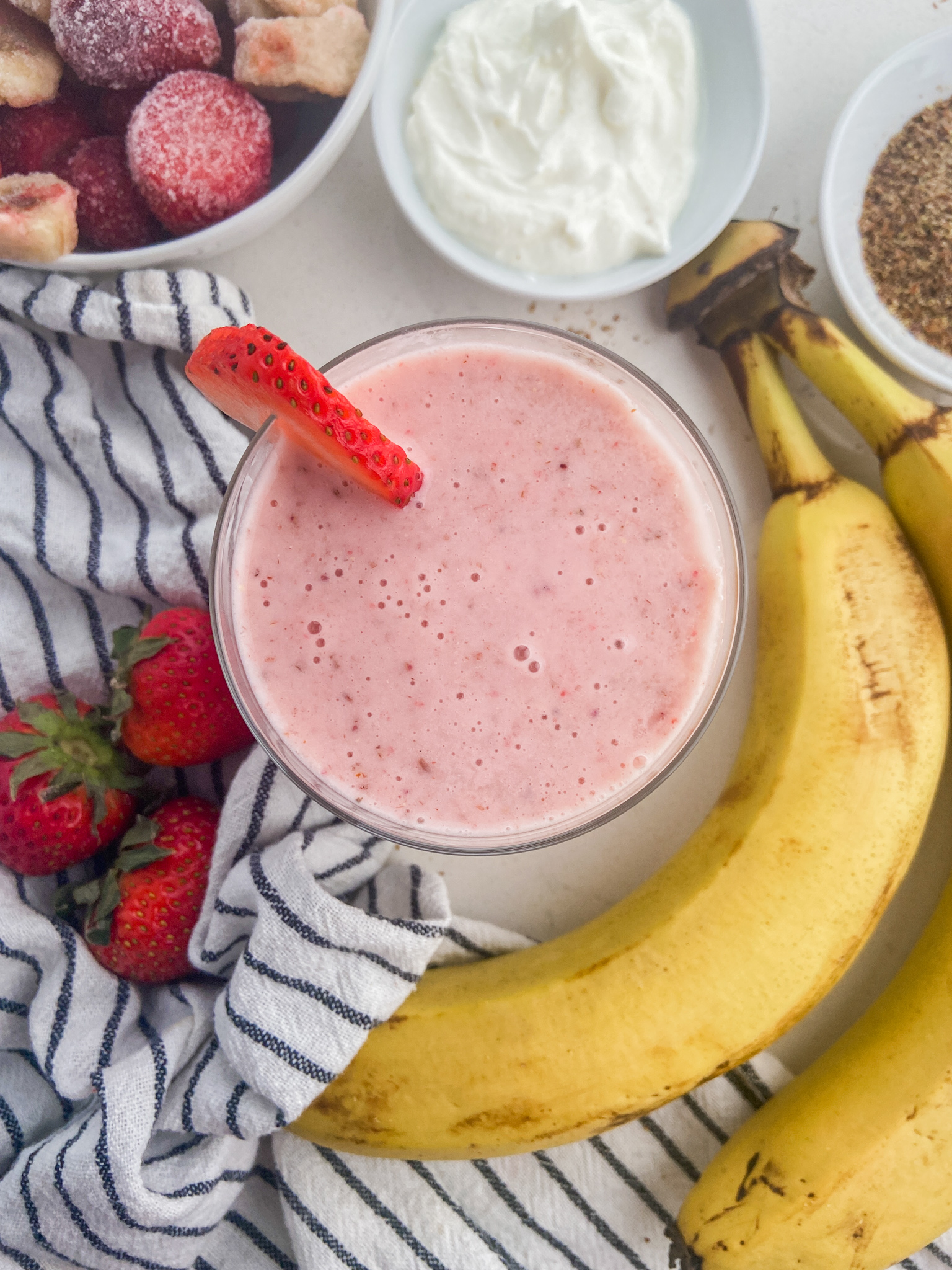 Strawberry Banana Smoothie Recipe Life's Ambrosia