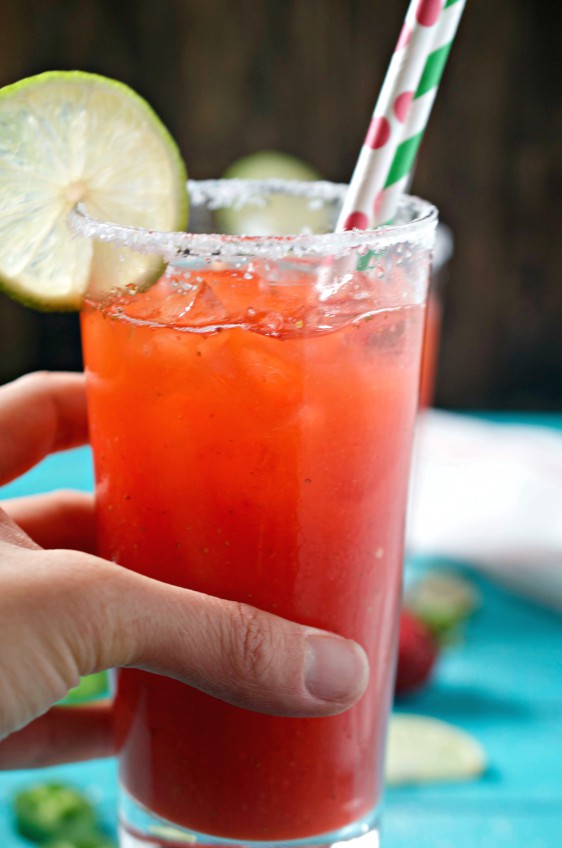 Strawberry Jalapeno Margarita