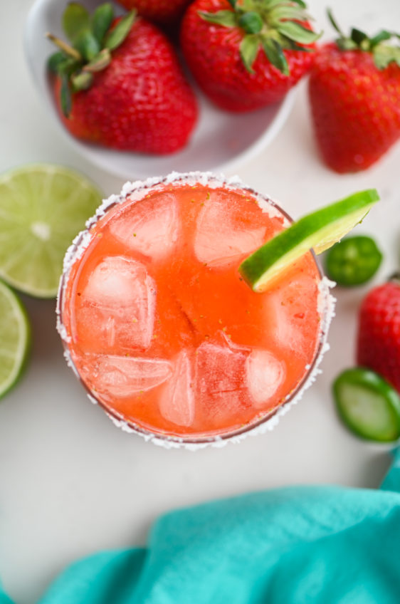 Strawberry Jalapeño Margarita