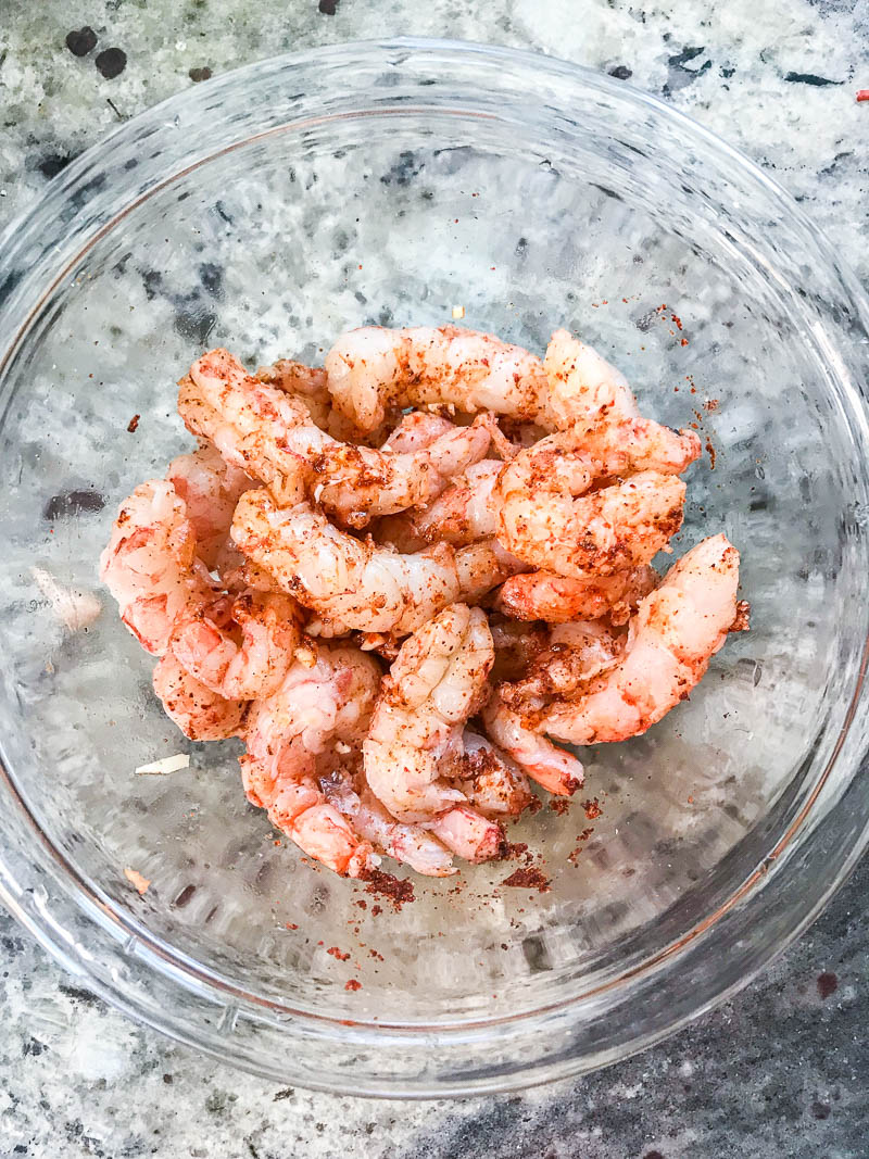 Seasoned Shrimp for Taco Shrimp Dip