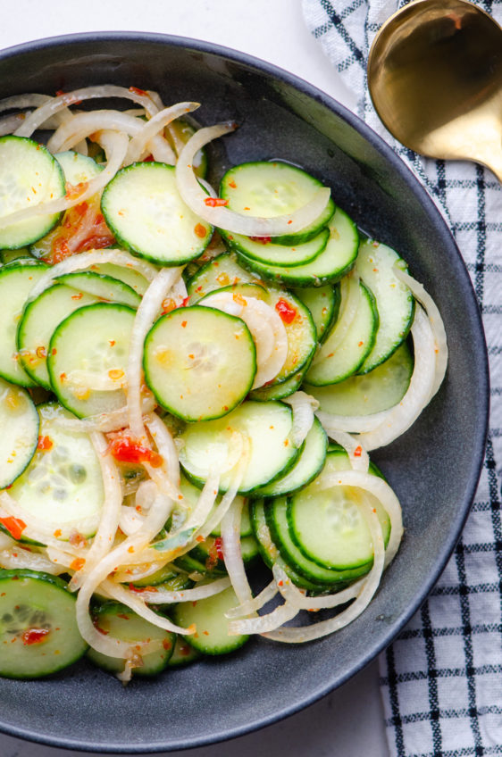 Sweet Thai Chili Cucumber Salad