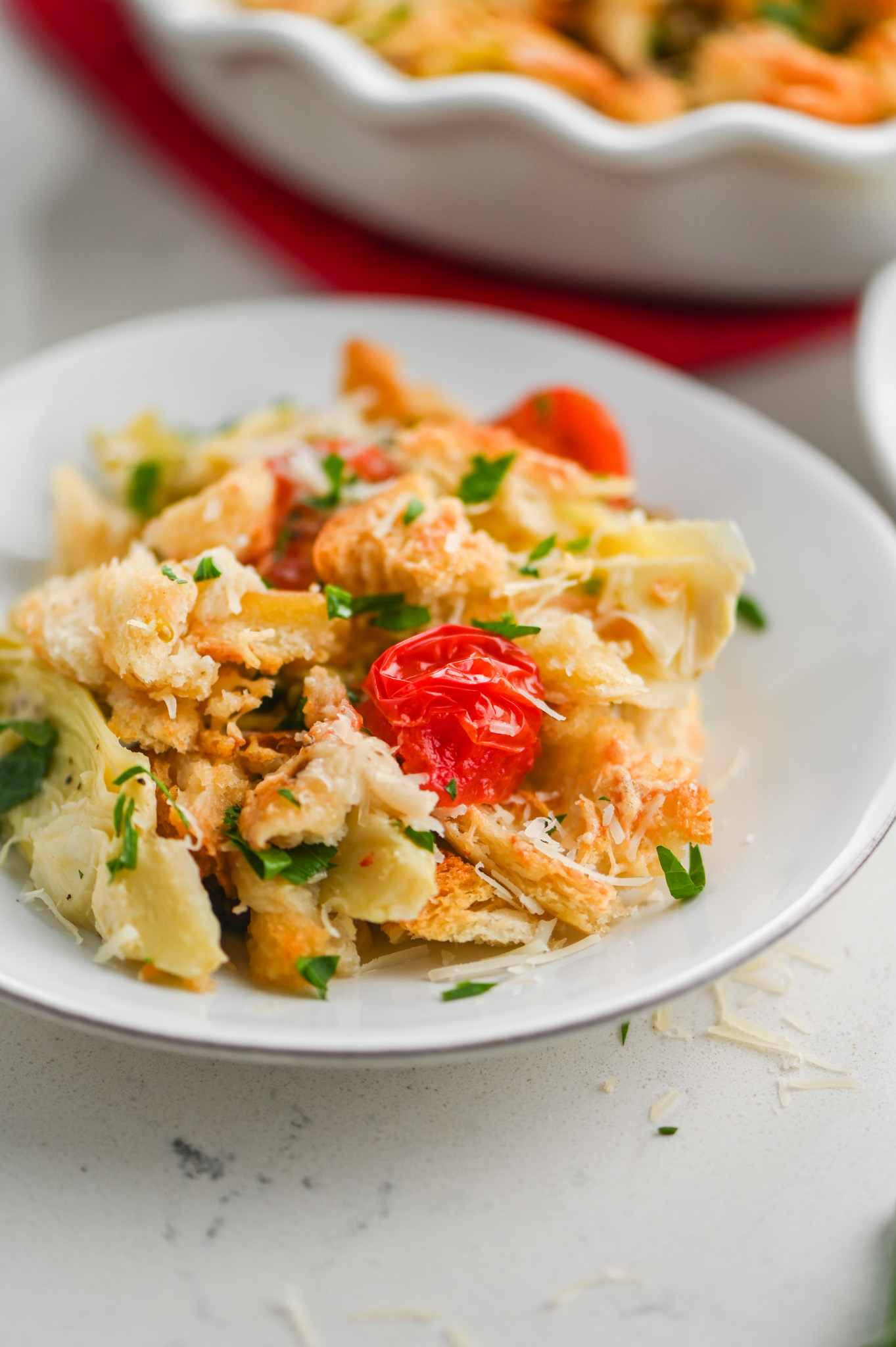 Tomato Artichoke Bake