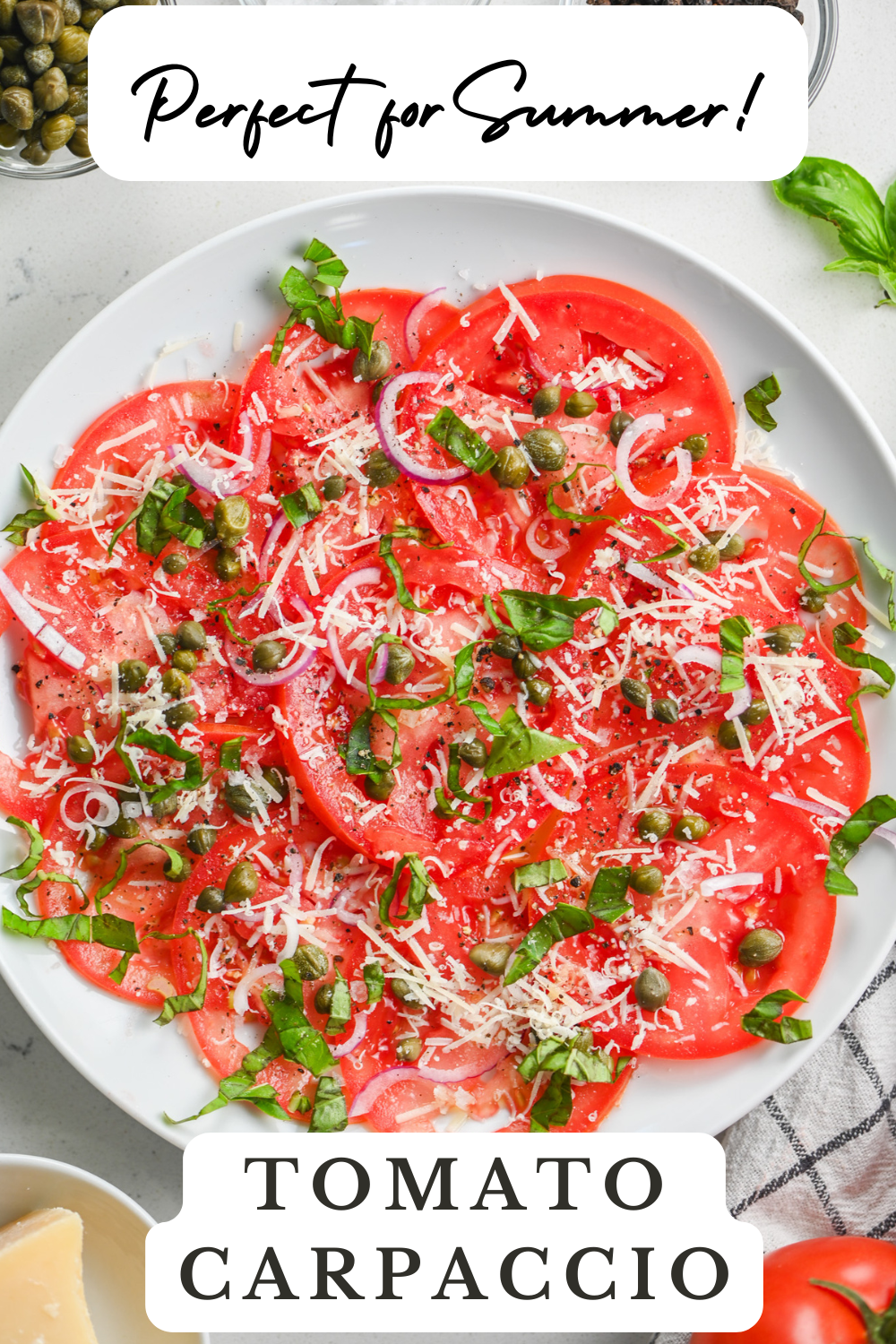 Tomato Carpaccio — Pin this recipe