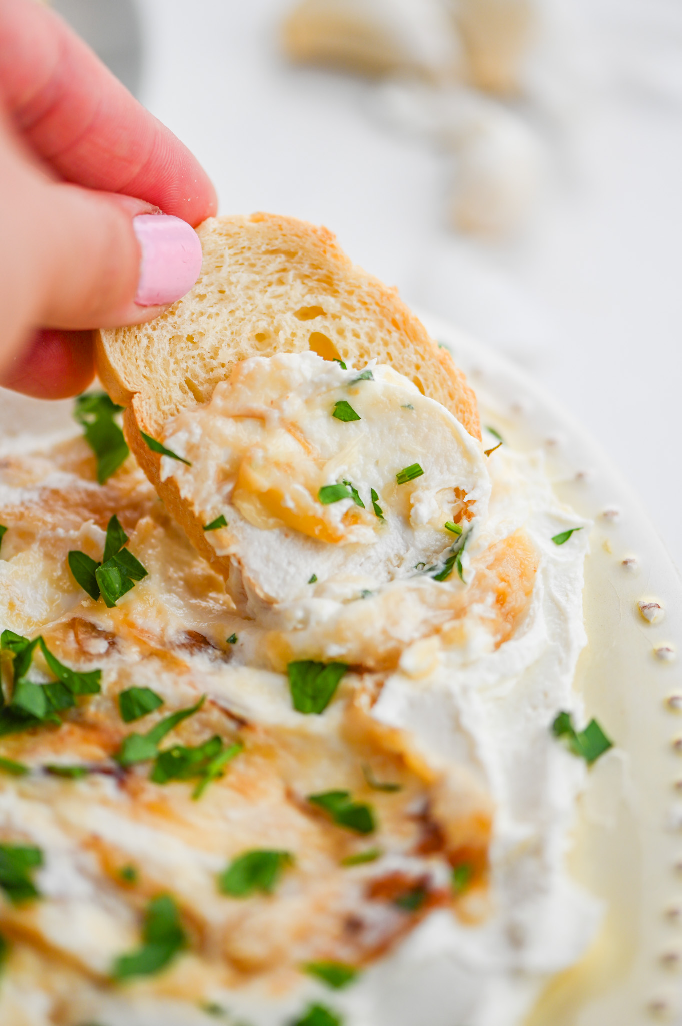 Whipped Roasted Garlic Goat Cheese