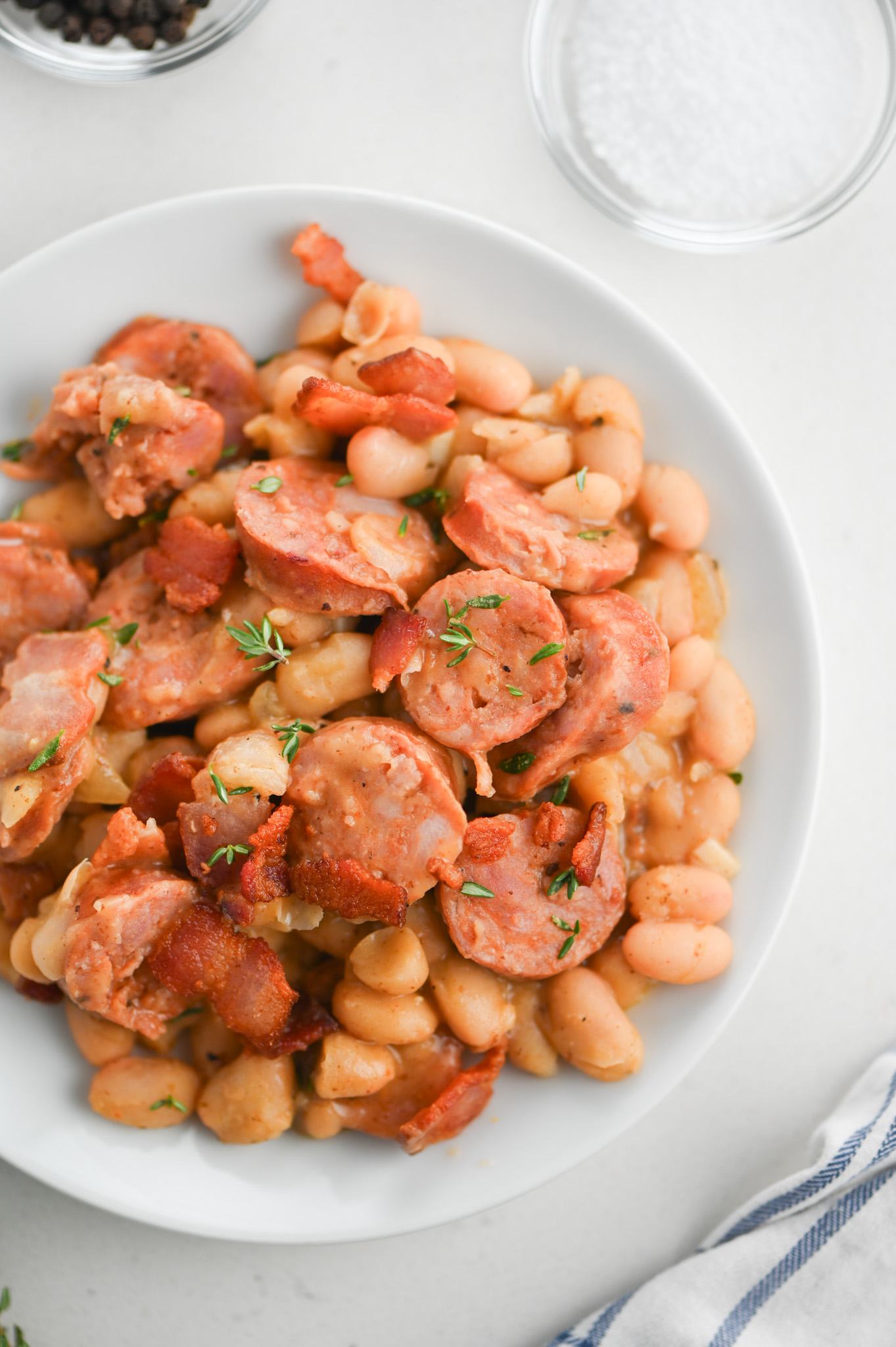 White Bean and Sausage Skillet