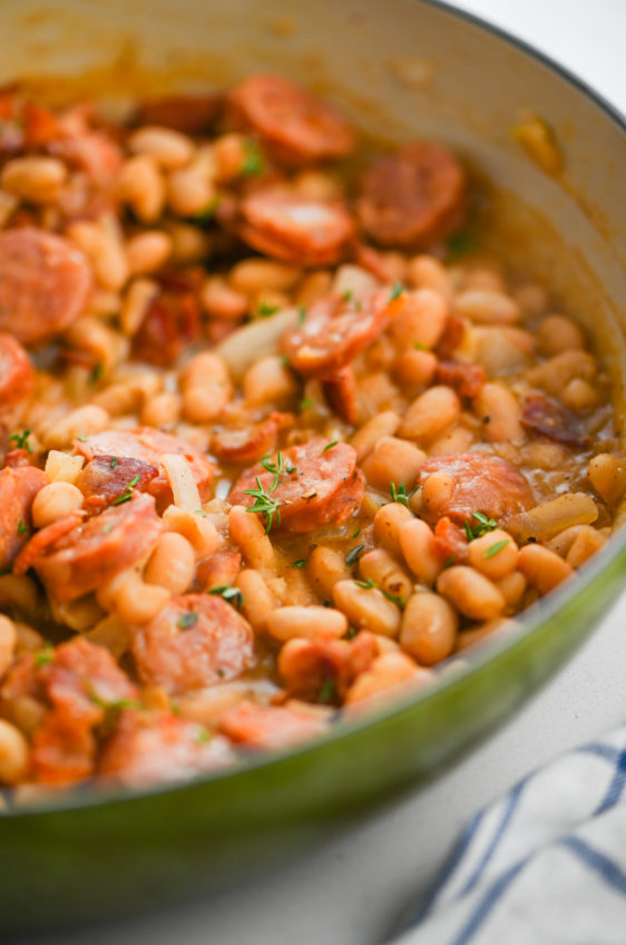 White Bean and Sausage Skillet
