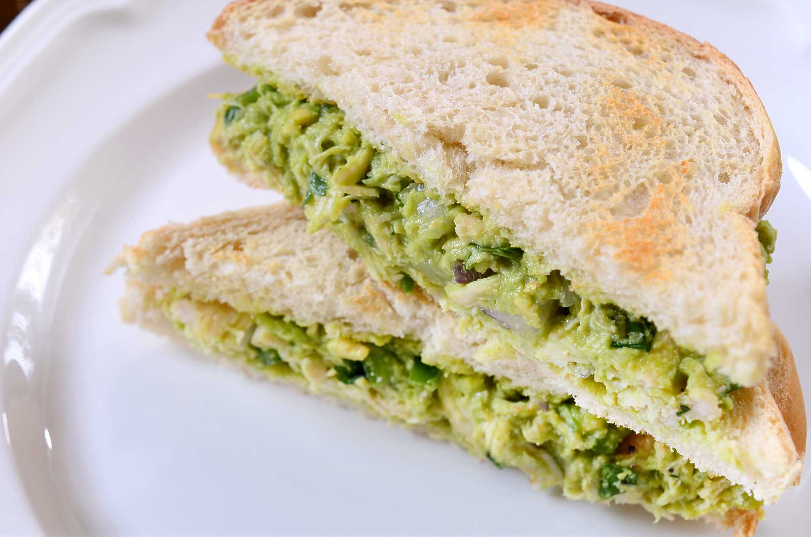 Avocado Chicken Salad Sandwich