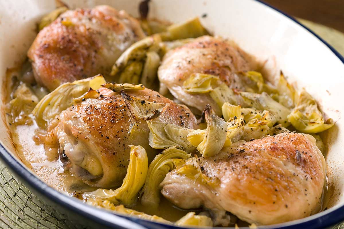 Baked Chicken With Artichokes Lifes Ambrosia regarding The Most Incredible  chicken marinade baked with regard to The house