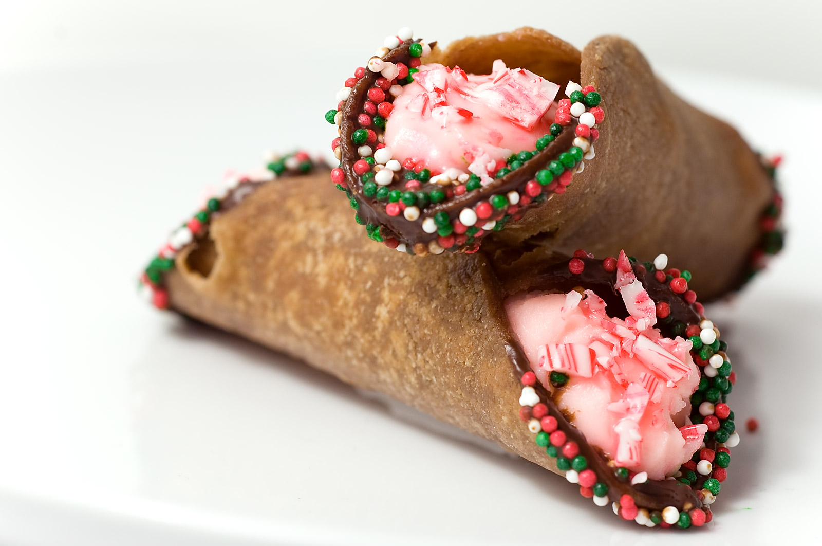 Cannoli with Peppermint Mascarpone Filling Life's Ambrosia