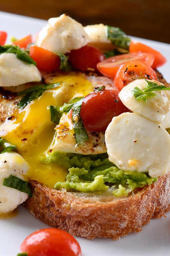 Caprese Avocado Toast