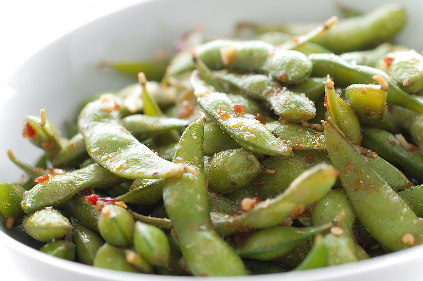 Chili Garlic Edamame Life's Ambrosia