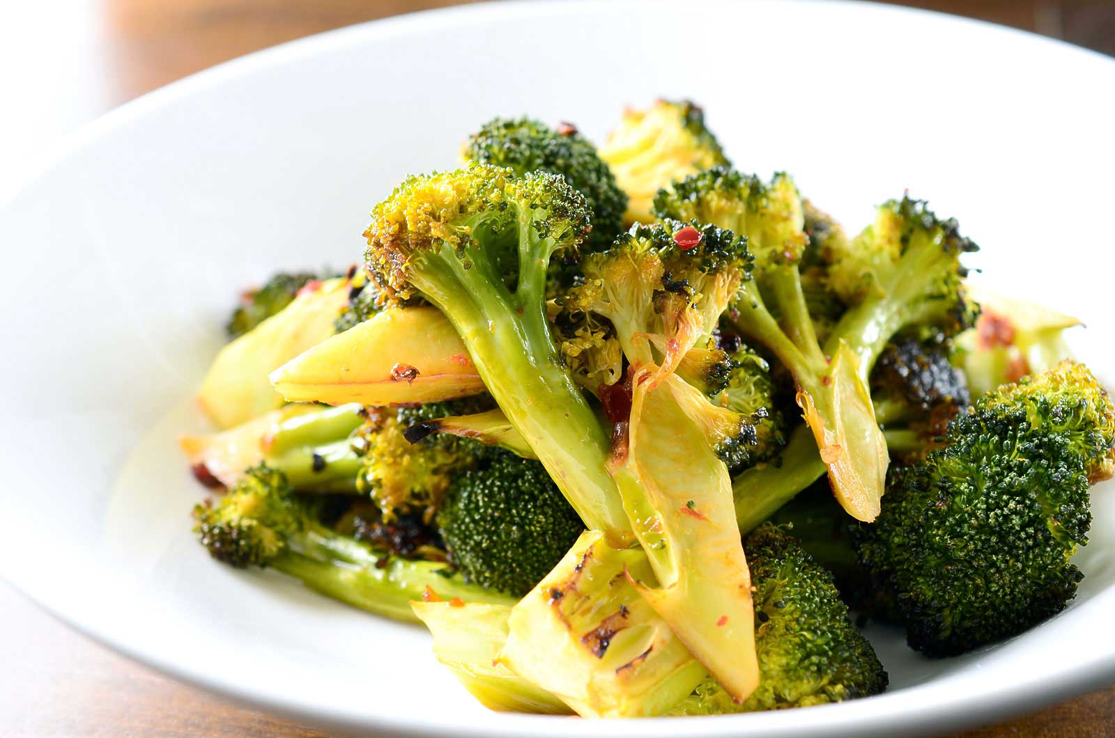 Chili Roasted Broccoli