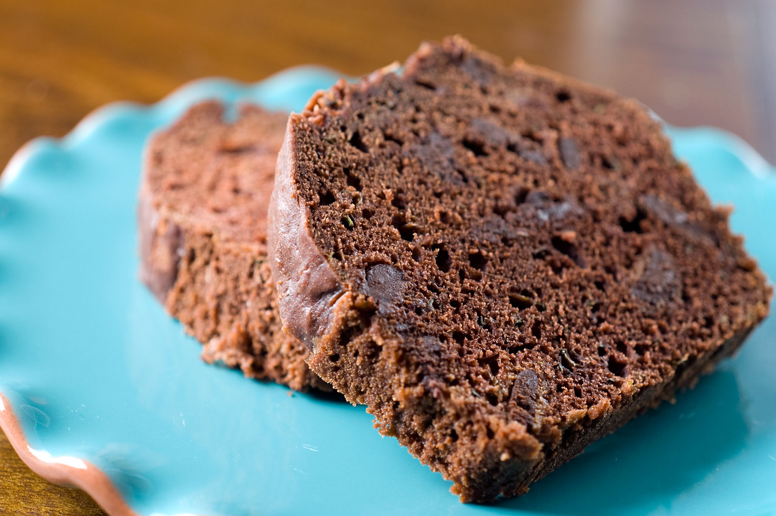 Chocolate Chocolate Chip Zucchini Bread