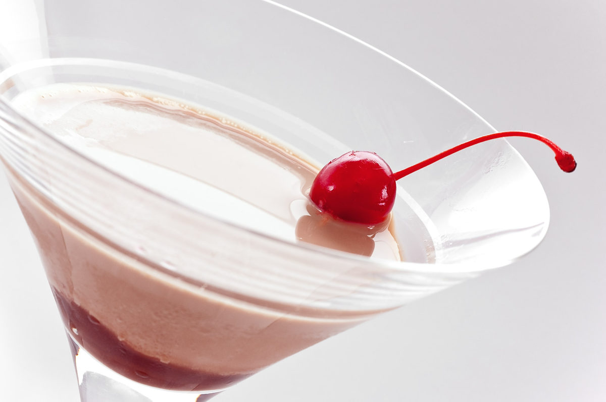 Chocolate Covered Cherry Martini