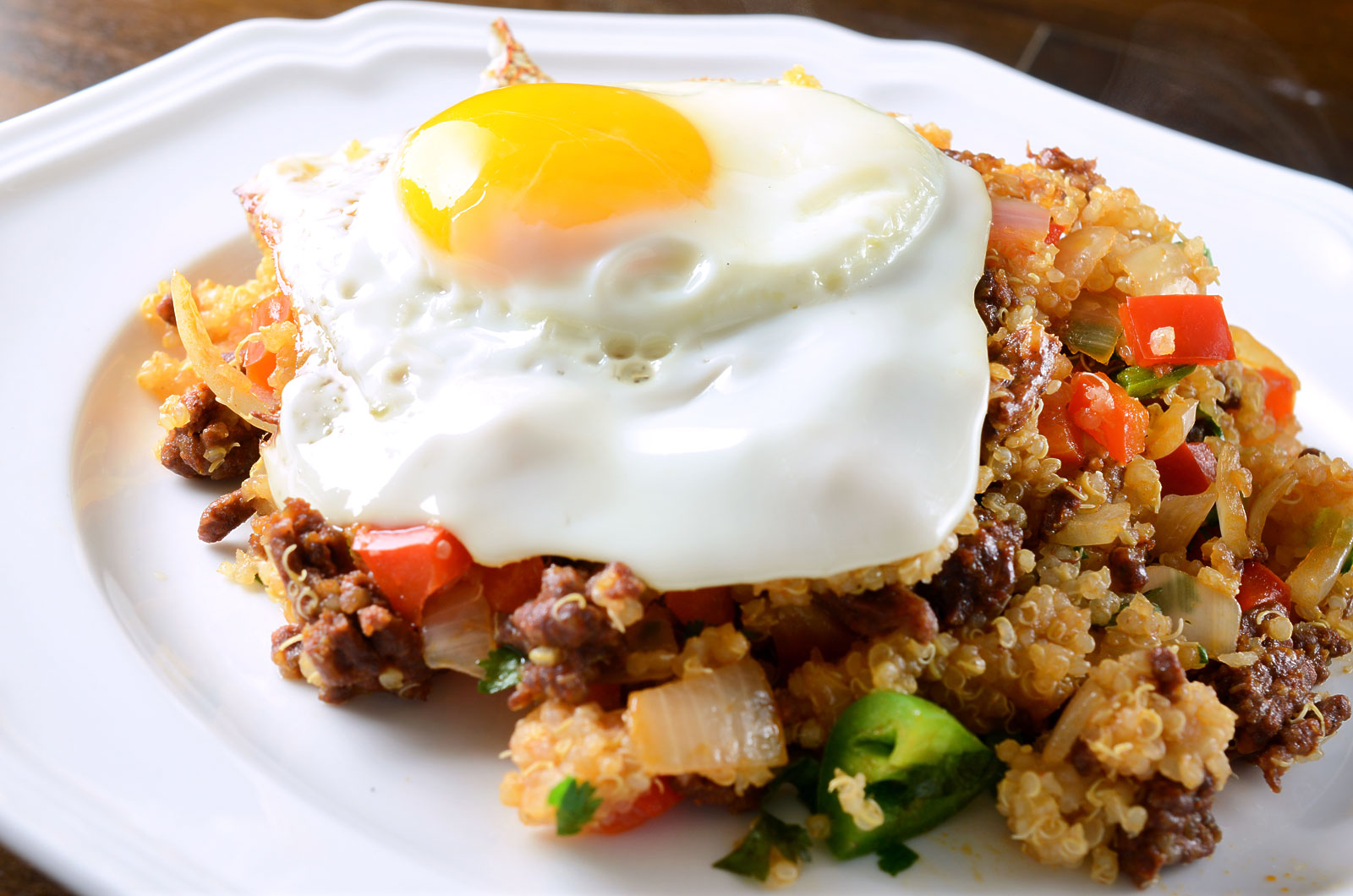 Chorizo Fried Quinoa