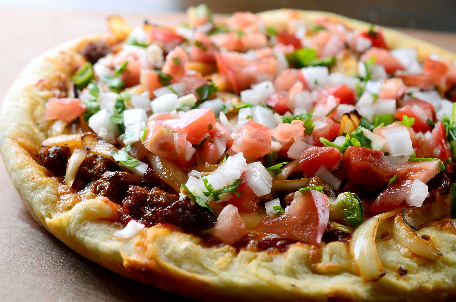 Chorizo Taco Pizza