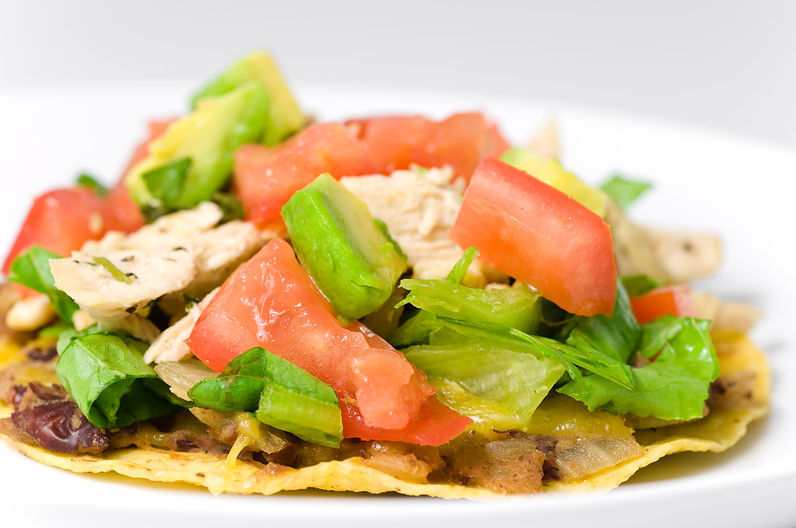 Cilantro Lime Chicken Tostada