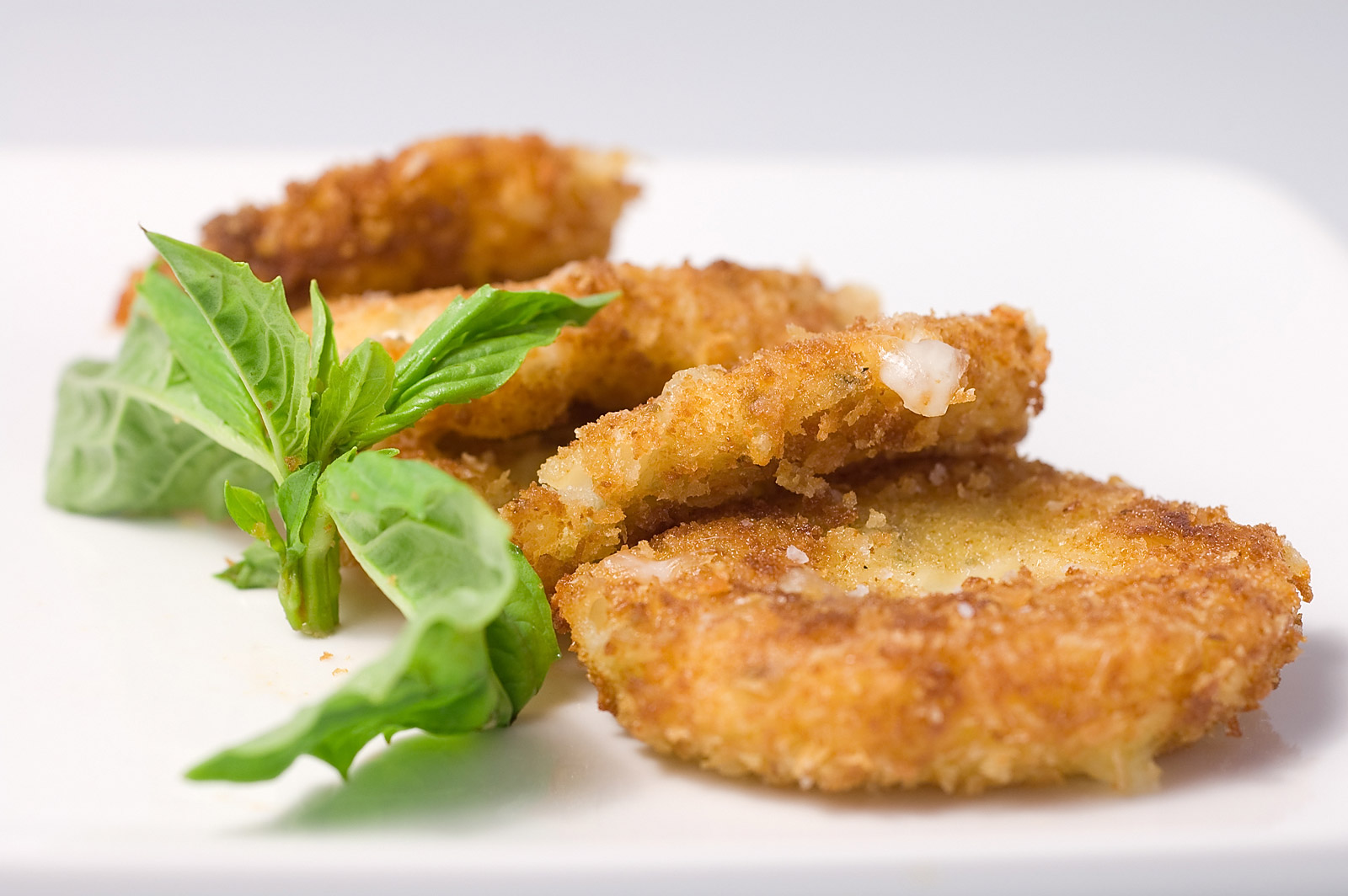 Crispy Marinated Mozzarella