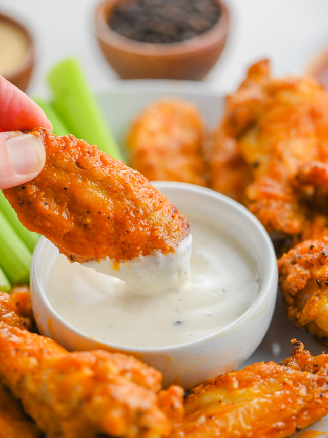 Baked Buffalo Wings Life's Ambrosia