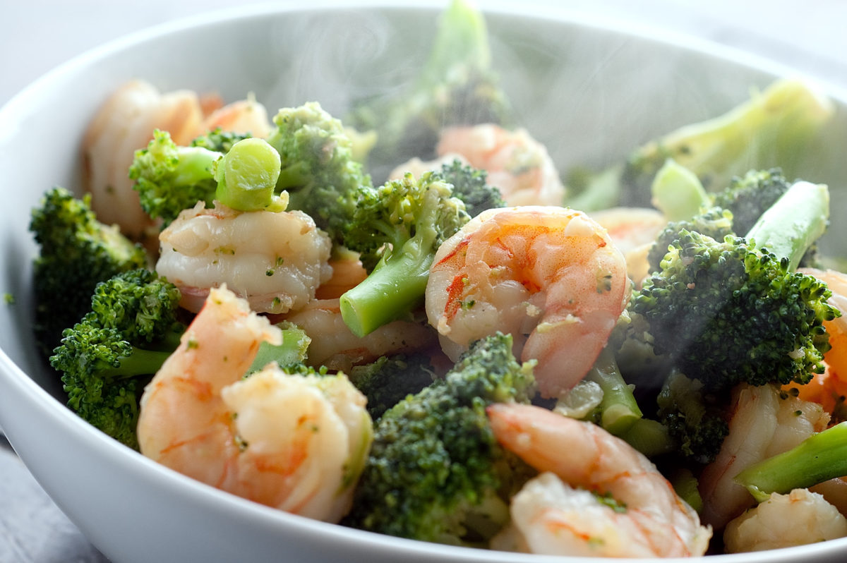 Ginger Shrimp and Broccoli Stir-Fry