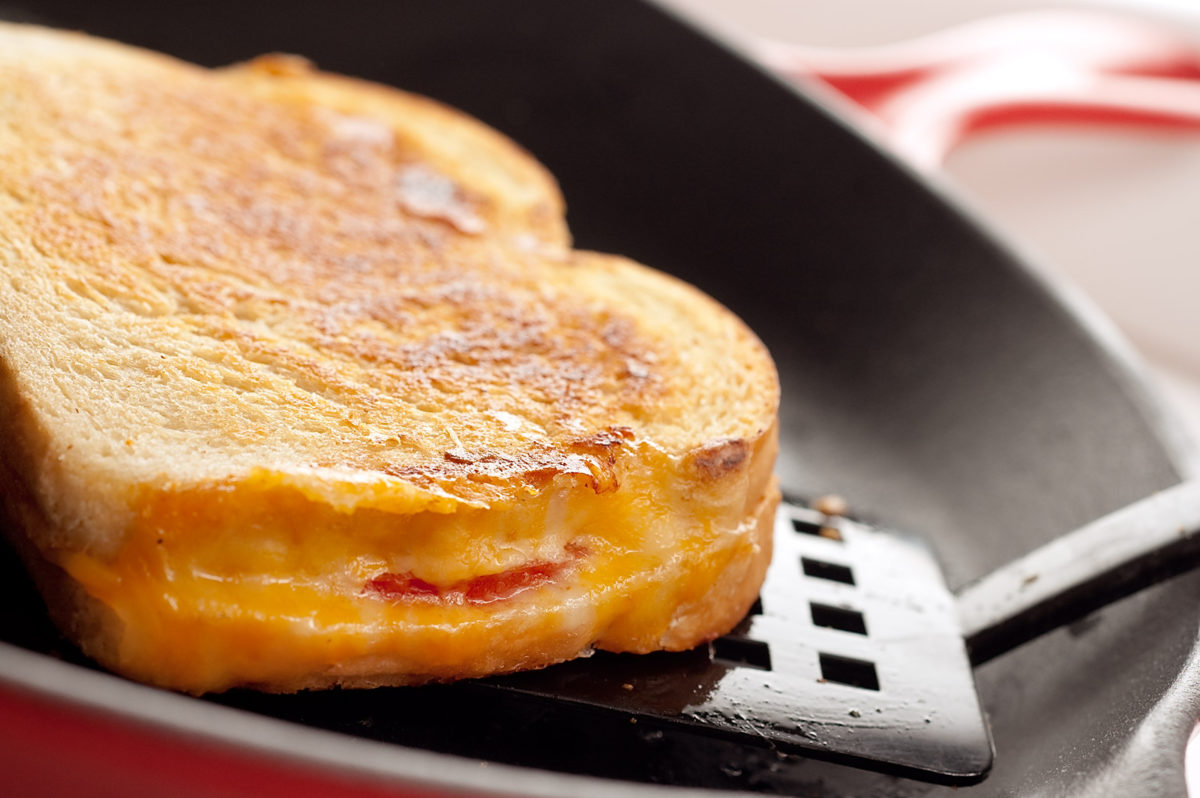 Grilled Cheese and Tomato Sandwich
