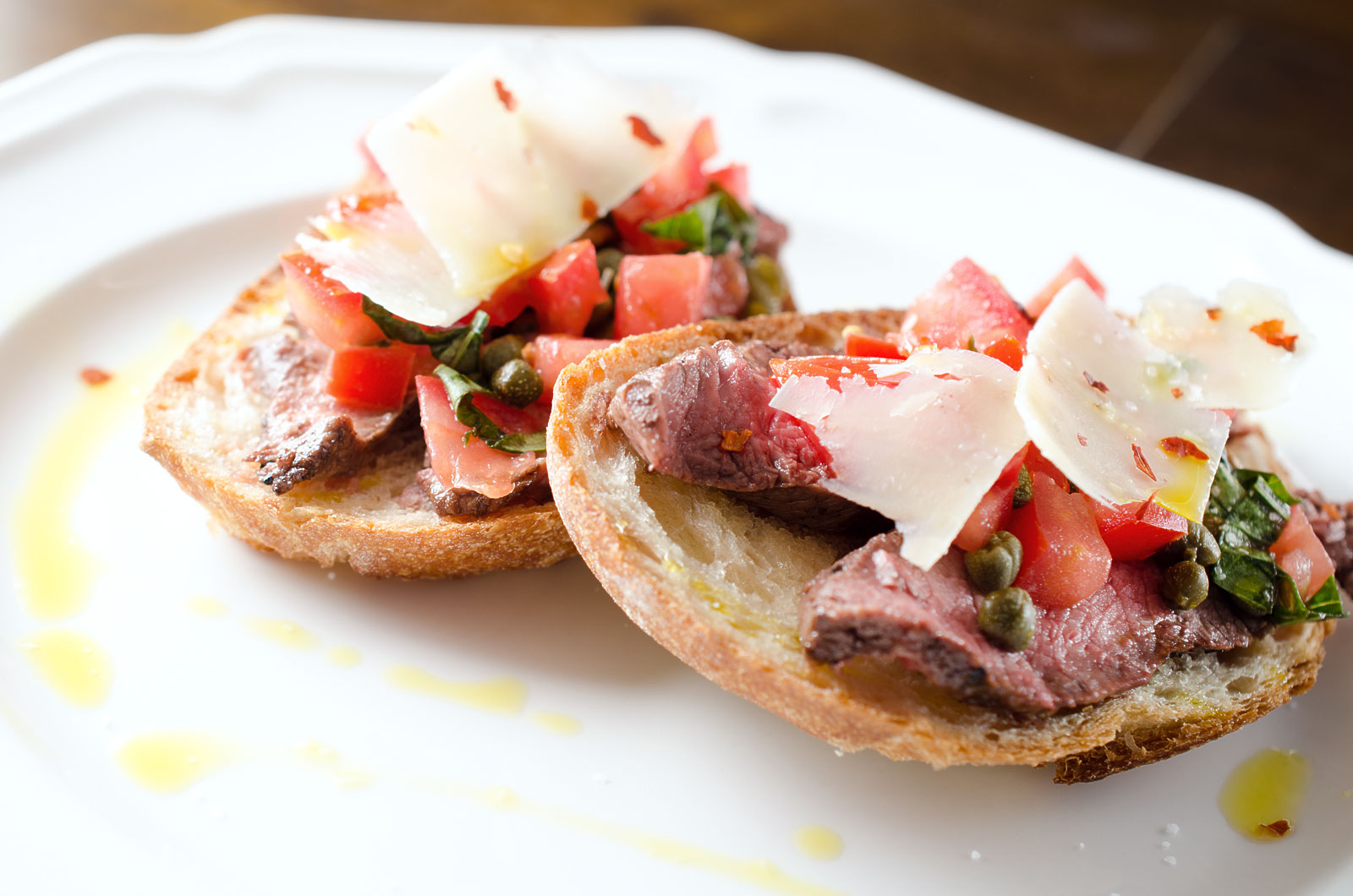 Grilled Steak Bruschetta - Life&amp;#39;s Ambrosia