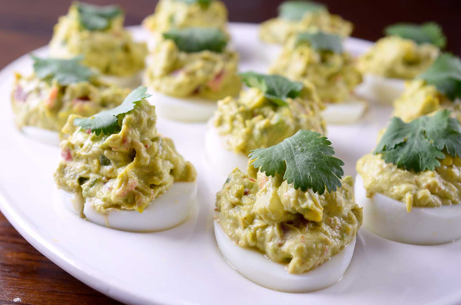 Guacamole Deviled Eggs