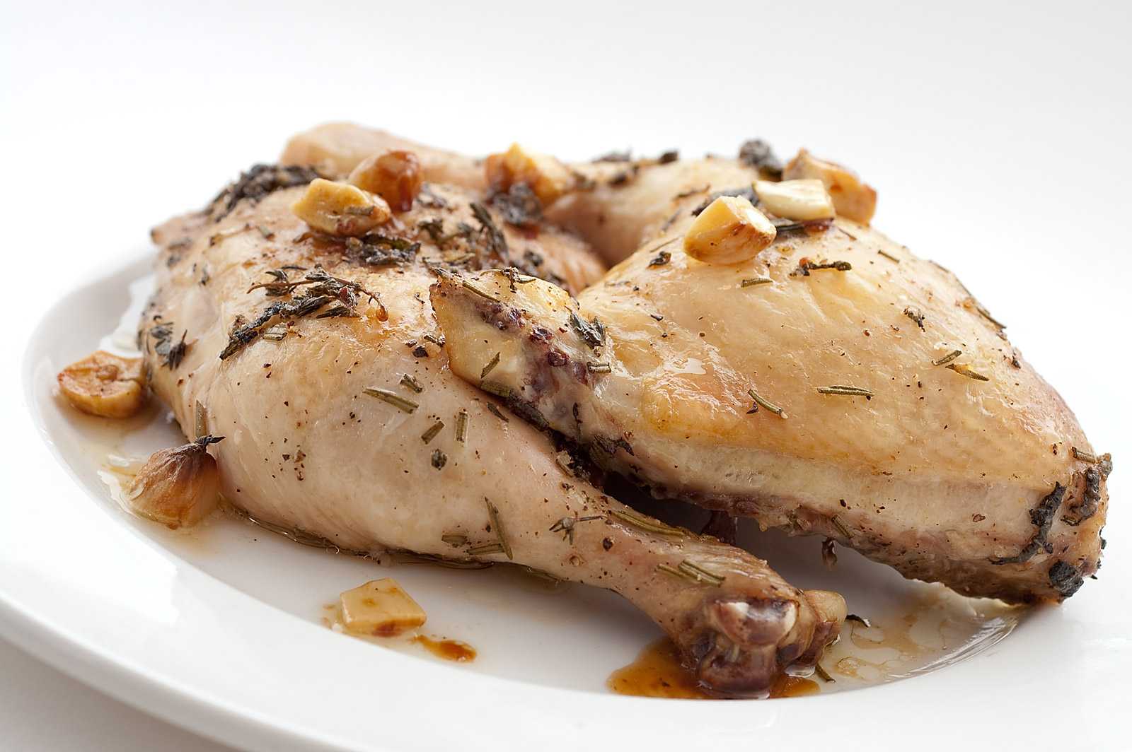 Herb and Garlic Roasted Chicken - Life's Ambrosia